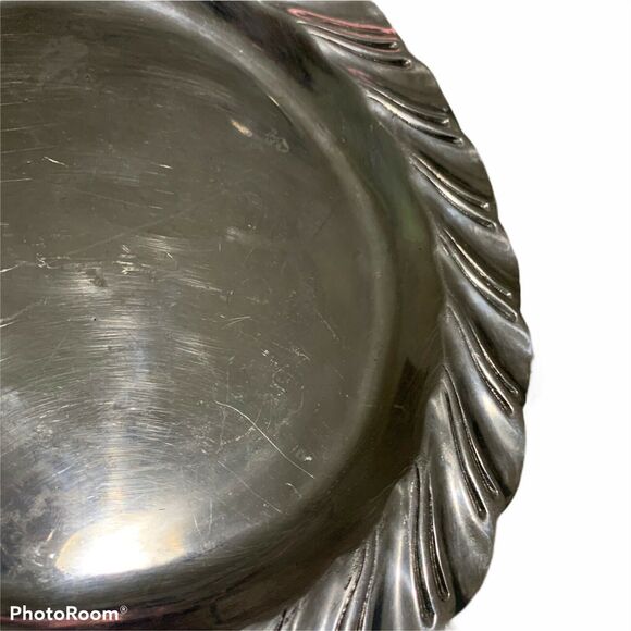 Mariposa round platter swirl design 14'' - Picture 2 of 3